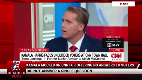 Kamala Mocked On CNN For Offering No Answers To Voters