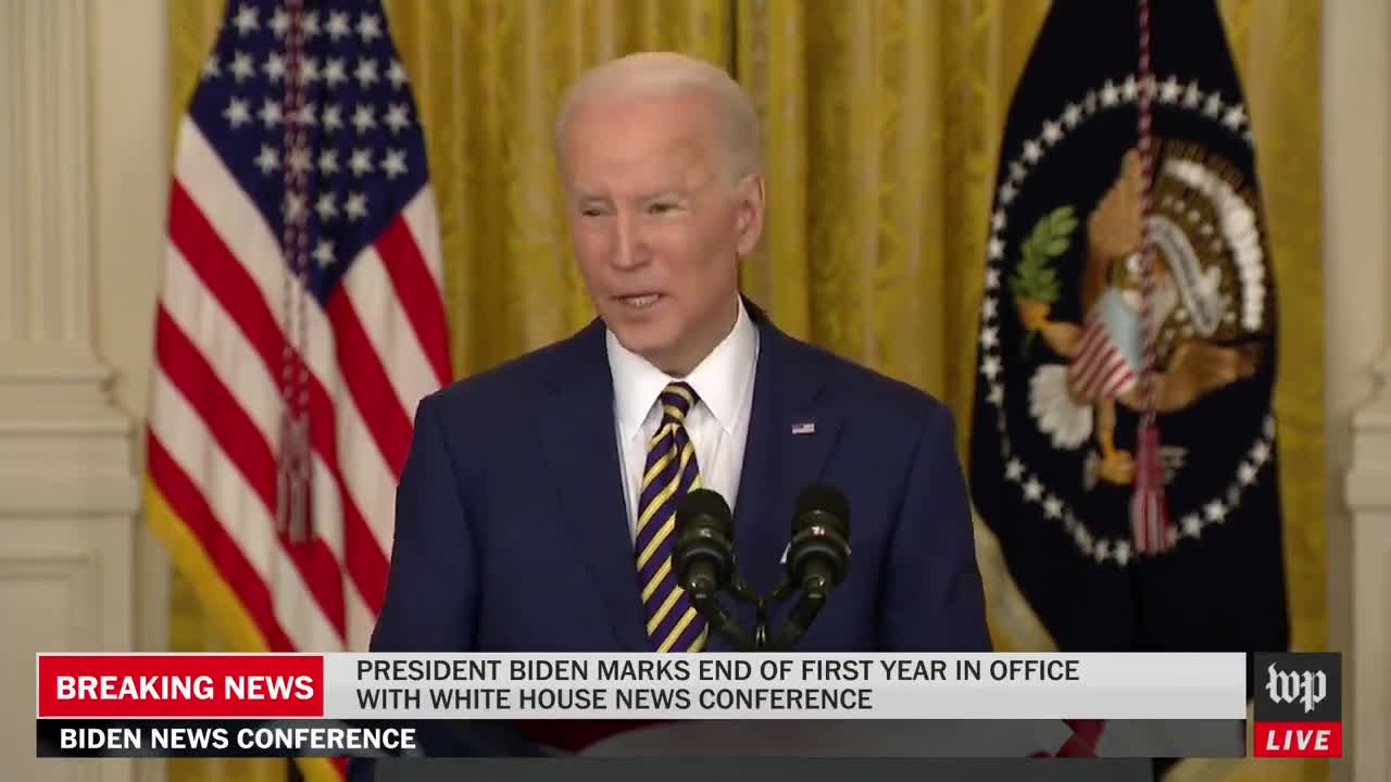 Biden on Russia invading Ukraine: "It's one thing if it's a minor incursion..."