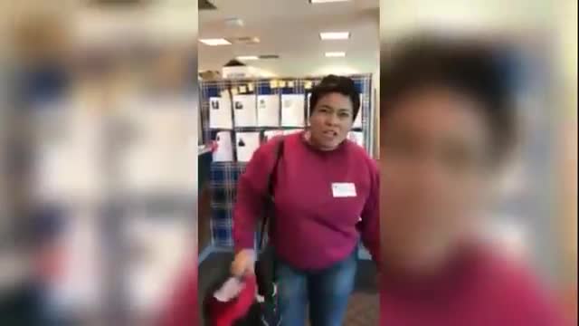 A leftist student stole a hat and have paid the price for stealing