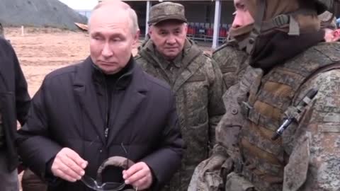 Putin's visit to the training ground where the mobilized are being trained