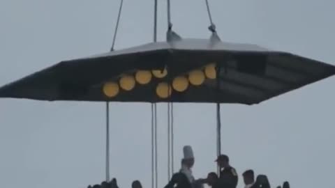 Eating a big meal on a crane