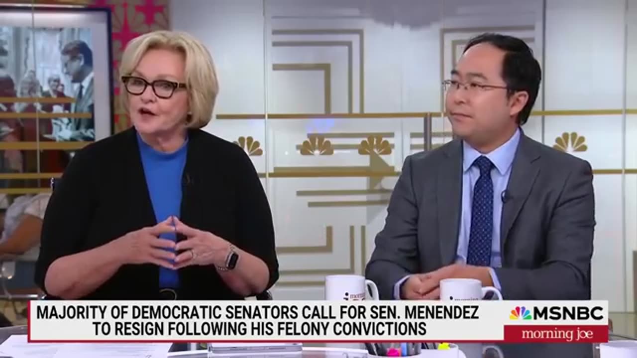 Claire McCaskill_ Sen. Schumer should call the expulsion vote on Menendez next