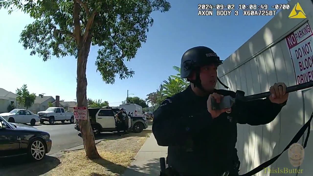 LAPD SWAT team shoots at elderly male who pointed a rifle at officers during search warrant