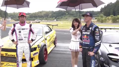 Winning races at Formula Drift Japan