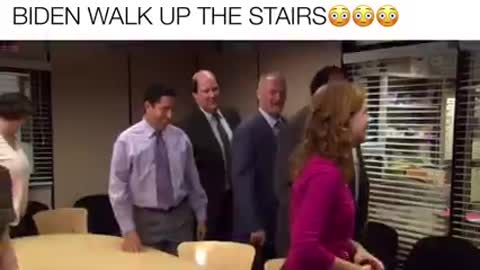 Will Biden Make it up the Stairs?