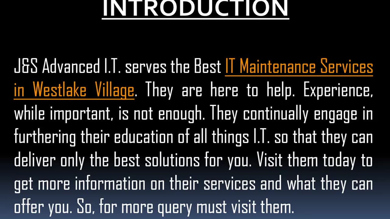 One of the Best IT Installation in Westlake Village