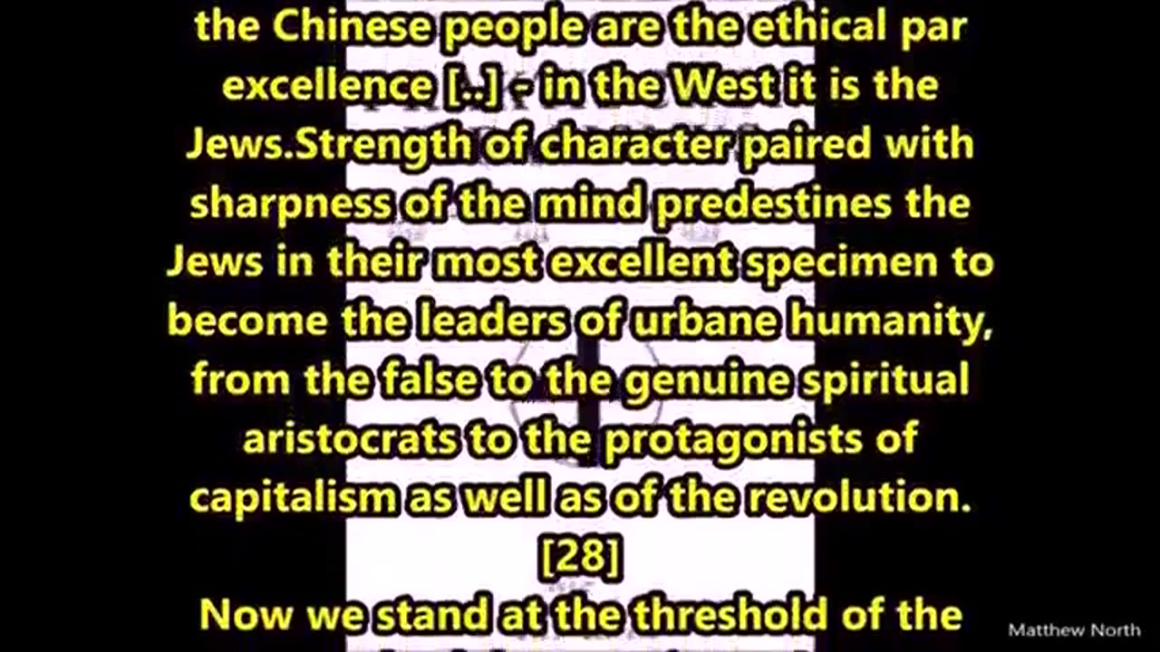 The Kalergi Plan. Jewish agenda to eradicate the inventor Aryan species