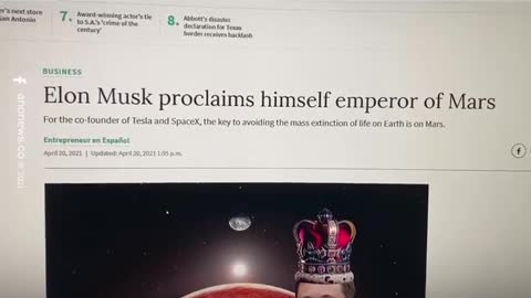 Anonymous 'send' a Video Message To Elon Musk