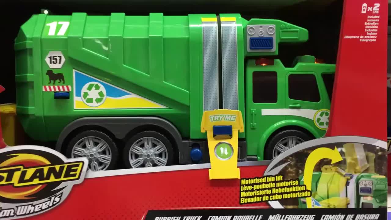 Fast Lane Action Wheels Rubbish Truck