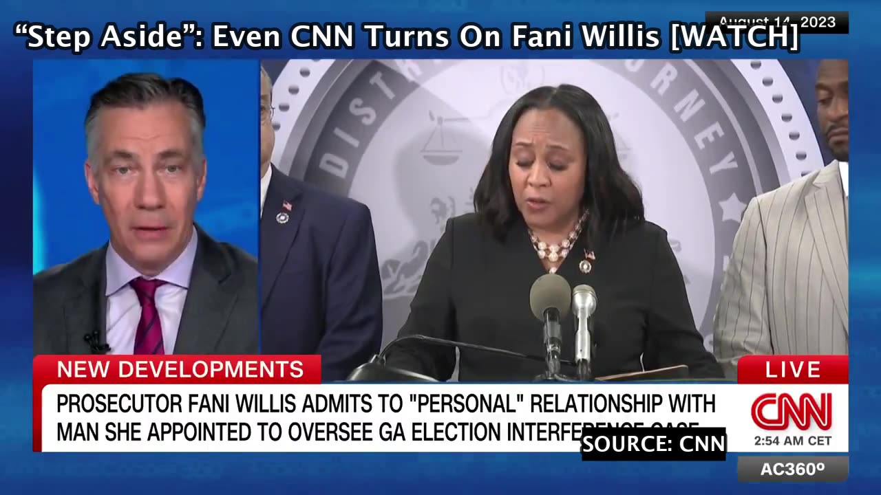 CNN Forced To Throw Fani Willis Under The Bus!