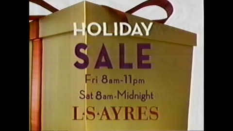 December 4, 2003 - Holiday Sale at L.S. Ayres (2 Spots)