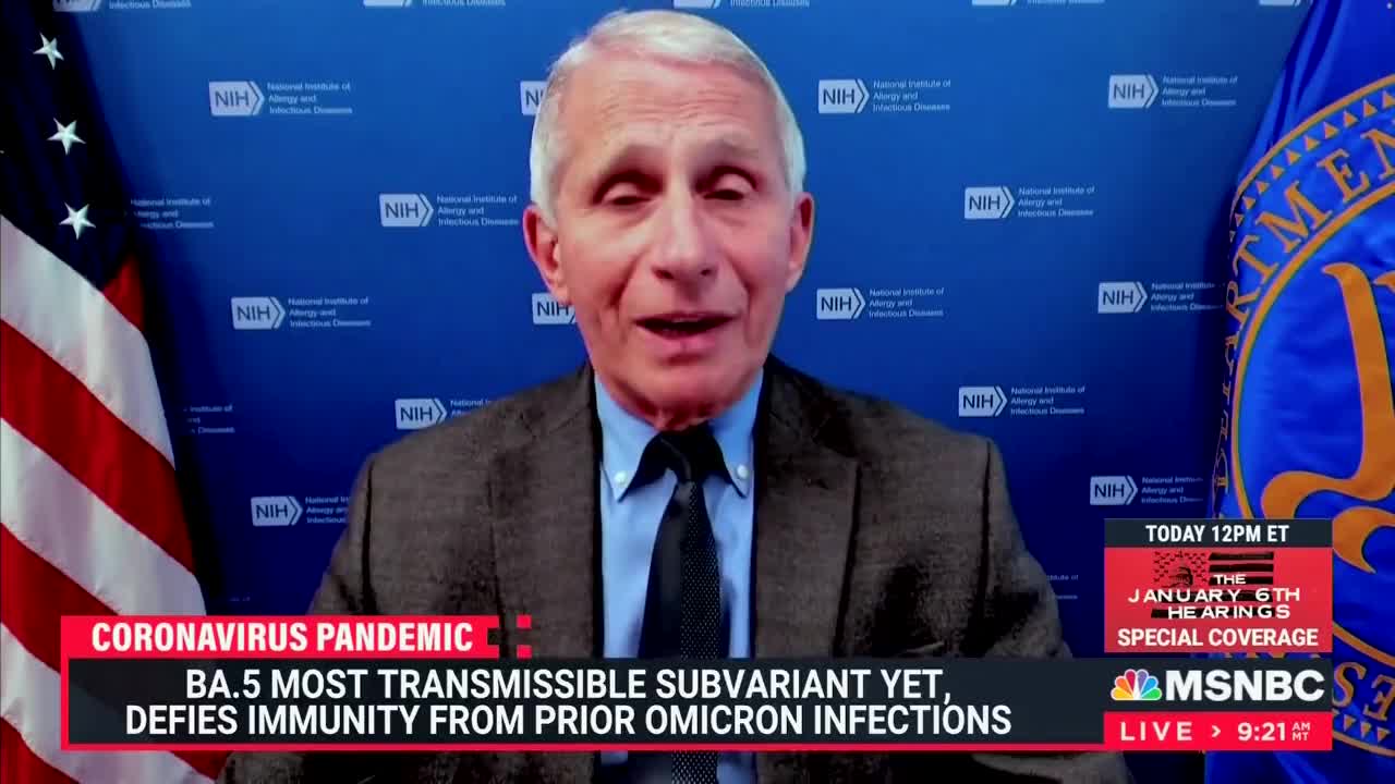 Fauci: "We can't just put this pandemic behind us."