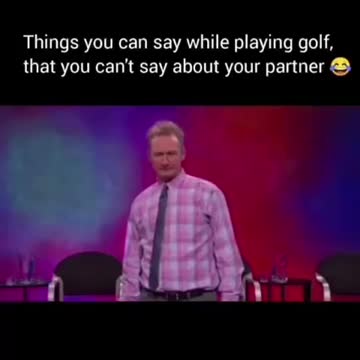 golf humour words on the course but not to partner