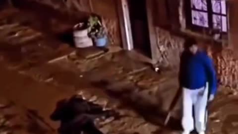illegal immigrant Threatens a Man with a Sword then this Happened FAFO