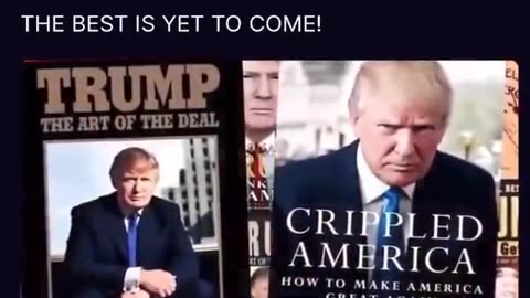 President Trump post. "The Best is yet to come"