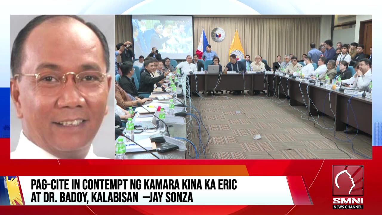 Pag-cite in contempt ng Kamara kina Ka Eric at Dr. Badoy, kalabisan na —Jay Sonza