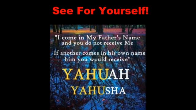 Names are Important: Yahuah/Yahusha