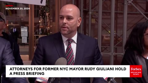 JUST IN: The Attorney For Rudy Giuliani Assails 'Unconstitutional' Judgment Against Former NYC Mayor