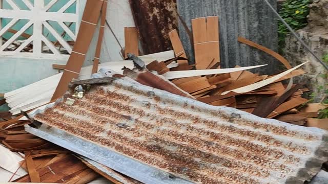 Building construction materials damage