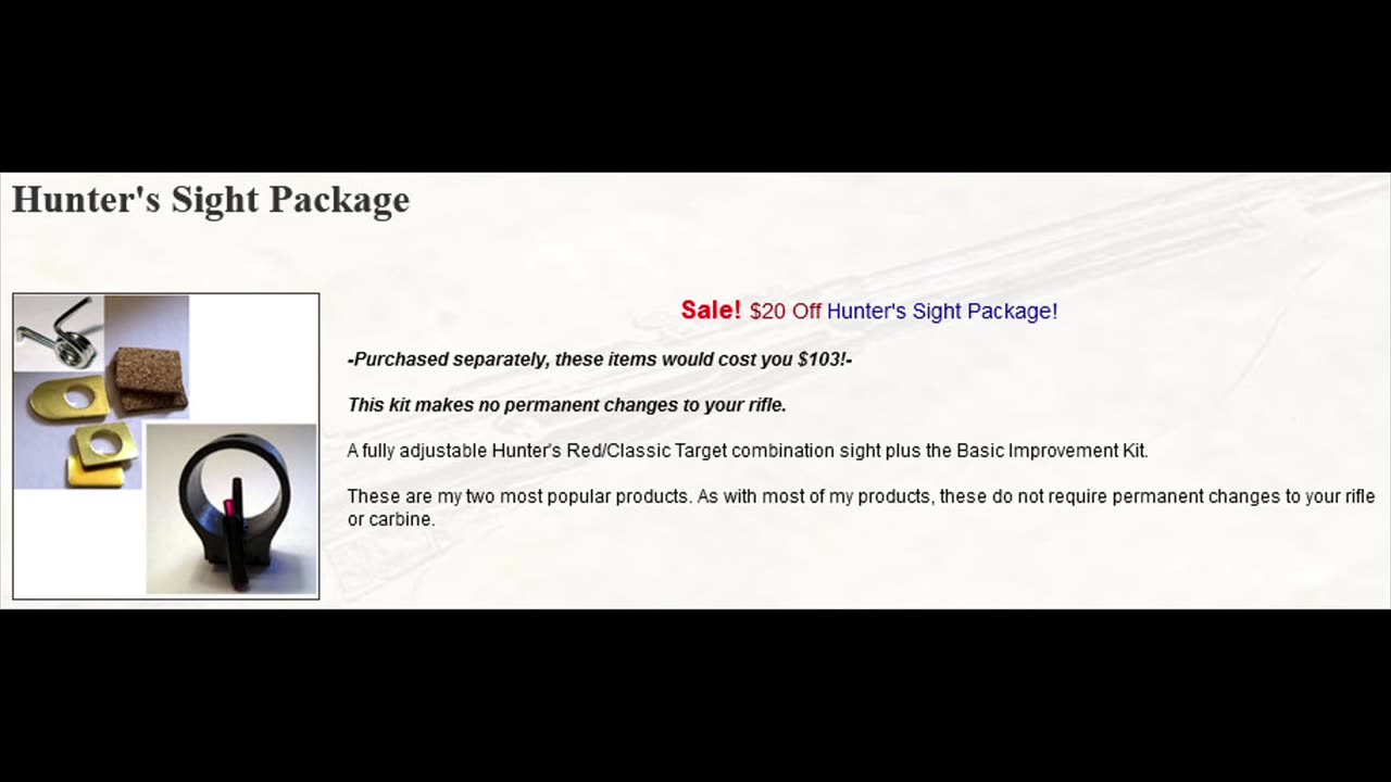 💥Save $20 on the Hunter's Sight Package For Your Mosin-Nagant❗