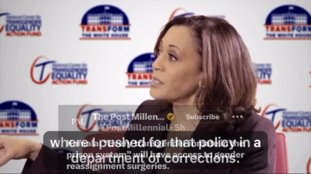 KamalaMeleon : Prison Inmates Have The Right To Transition To The Gender Of Their Choice