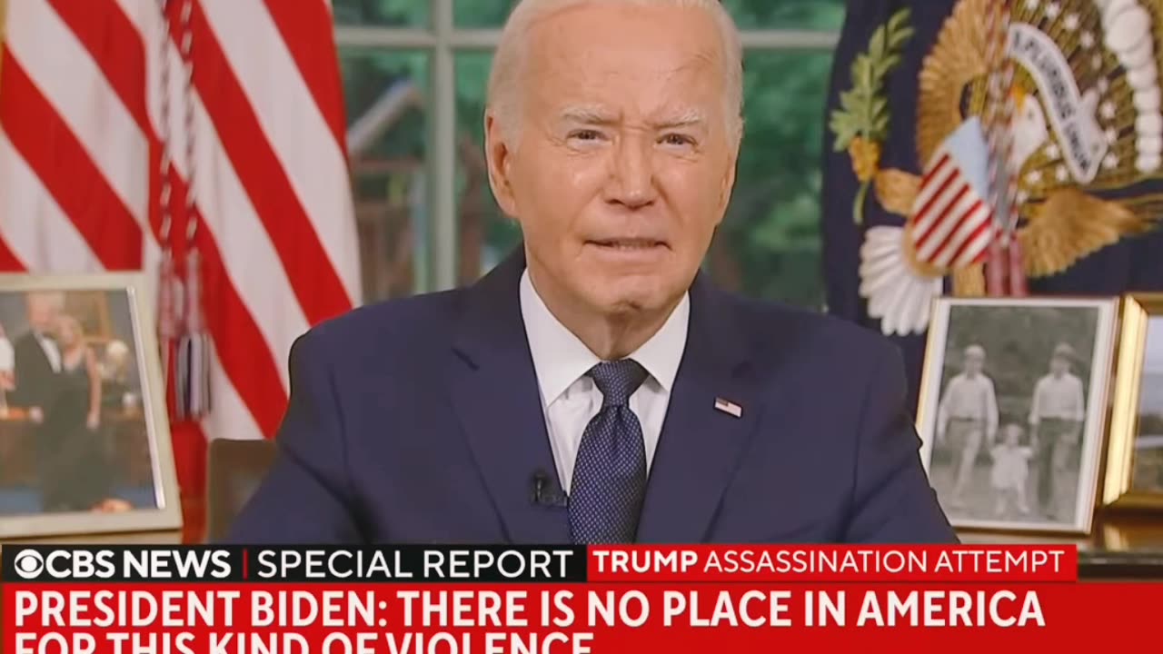 President Biden Addresses Nation Following Assassination Attempt on Trump in Pennsylvania