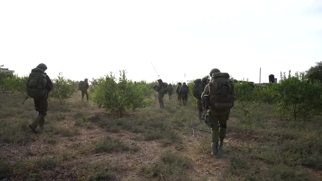 IDF soldiers identified terrorists exiting a tunnel shaft and directed an aircraft