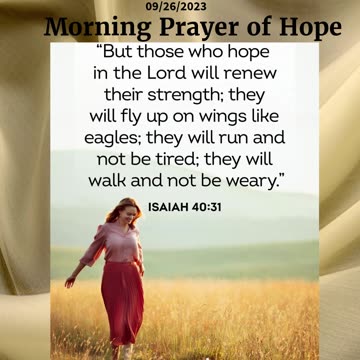 Morning Prayer of Hope #youtubeshorts #godslove #jesus #blessed #grace #mercy #faith #love #joy