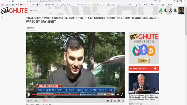 Texas Shooting Hoax - Fake dad cries for her fake daughters death