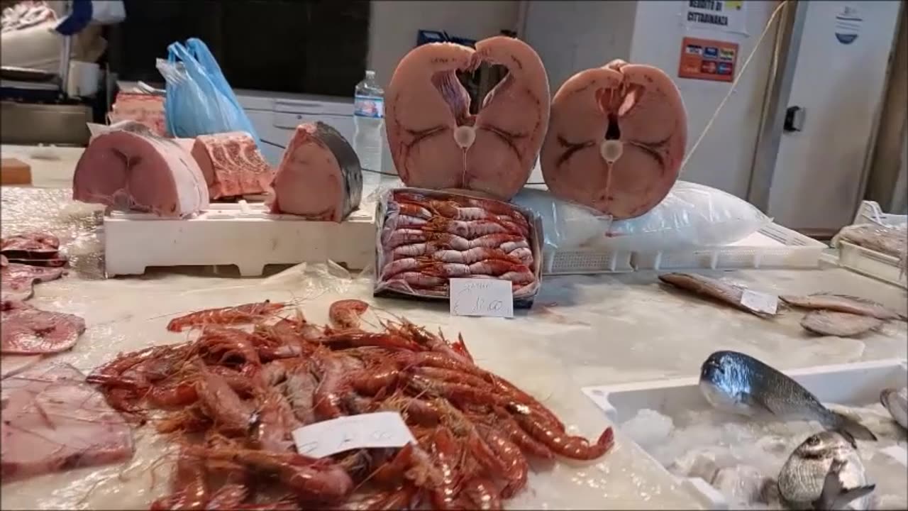 A Walk through the Ancient Open-Air Fish Market in Catania, Sicily