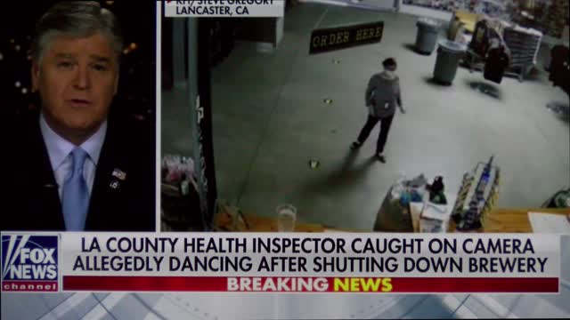 Health inspector caught on camera dancing after shutting down brewery