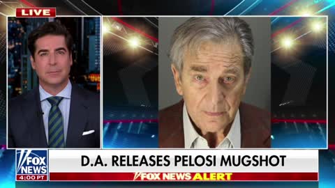 Jesse Watters reveals Paul Pelosi's mugshot