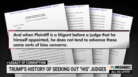 Trump's History Of Seeking Out 'His' Judges Continues With Mar-a-Lago Case