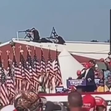 Watch Secret Service snipers engage the shooter