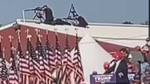Watch Secret Service snipers engage the shooter
