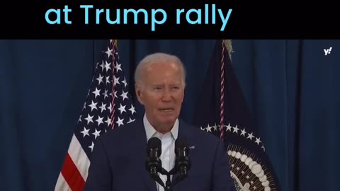 Biden condemns 'sick' violence after apparent shooting at Trump rally #lioneyenews #BreakingNews