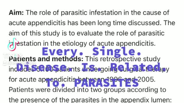 Appendicitis disease