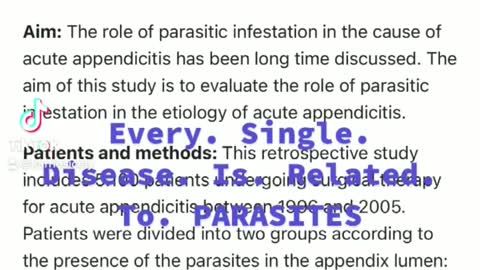 Appendicitis disease