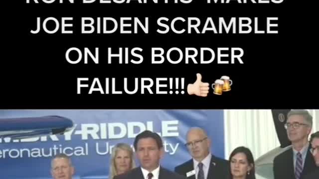 MUST WATCH!!! Ron Desantis lights a fire to expose Biden's massive failure of a border policy!