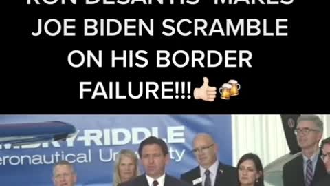 MUST WATCH!!! Ron Desantis lights a fire to expose Biden's massive failure of a border policy!