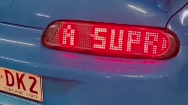 Automobile lamp personality transformation