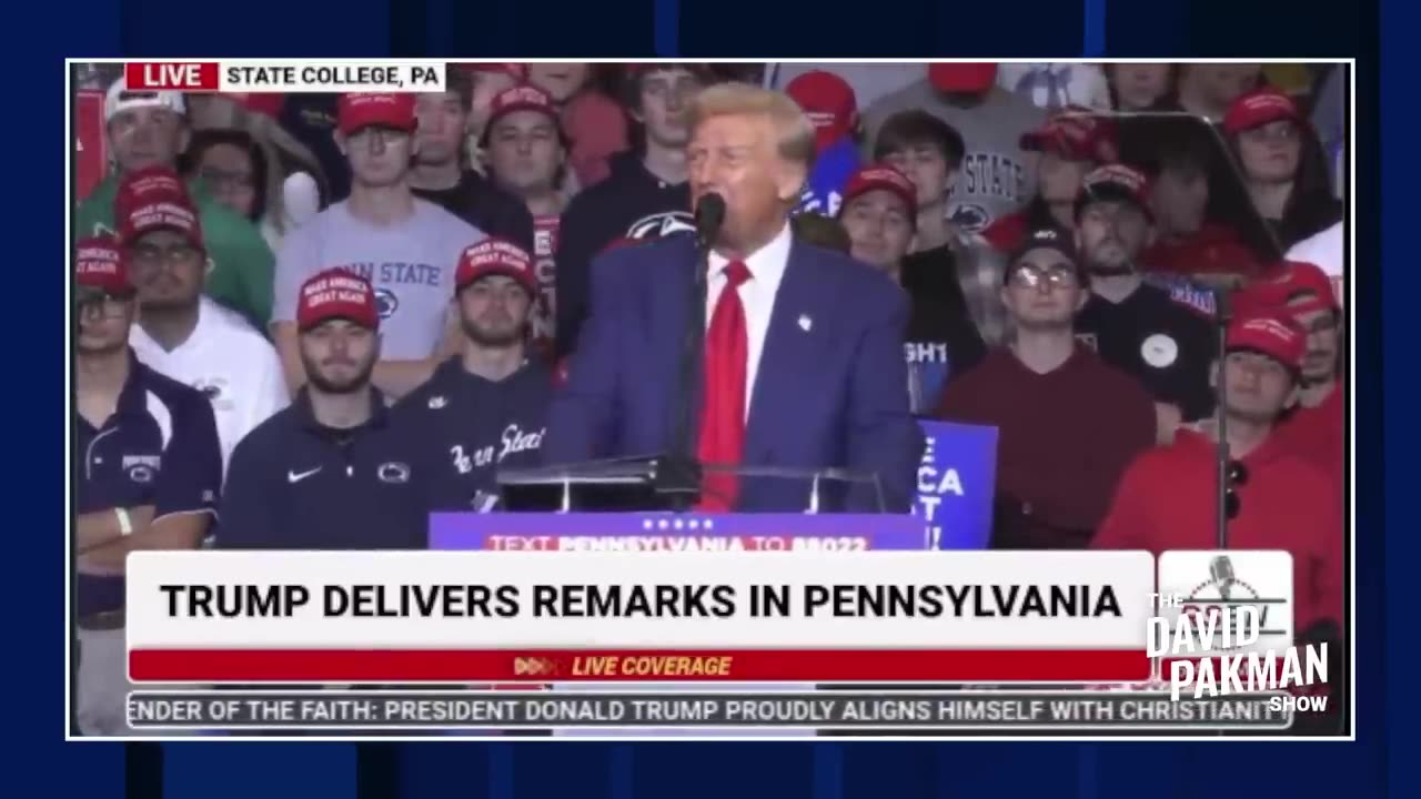 Crowd EMPTIES OUT while Trump speaks, PANICKING