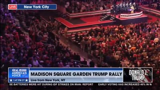 Trump's National Anthem Rendition Brings Down Madison Square Garden