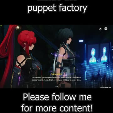 Rover and Yinlin inside the Puppet Factory 1