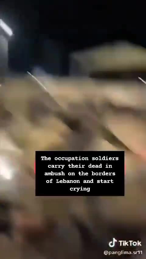 Israeli IDF soldiers retreating & crying like babies at the border of Lebanon.