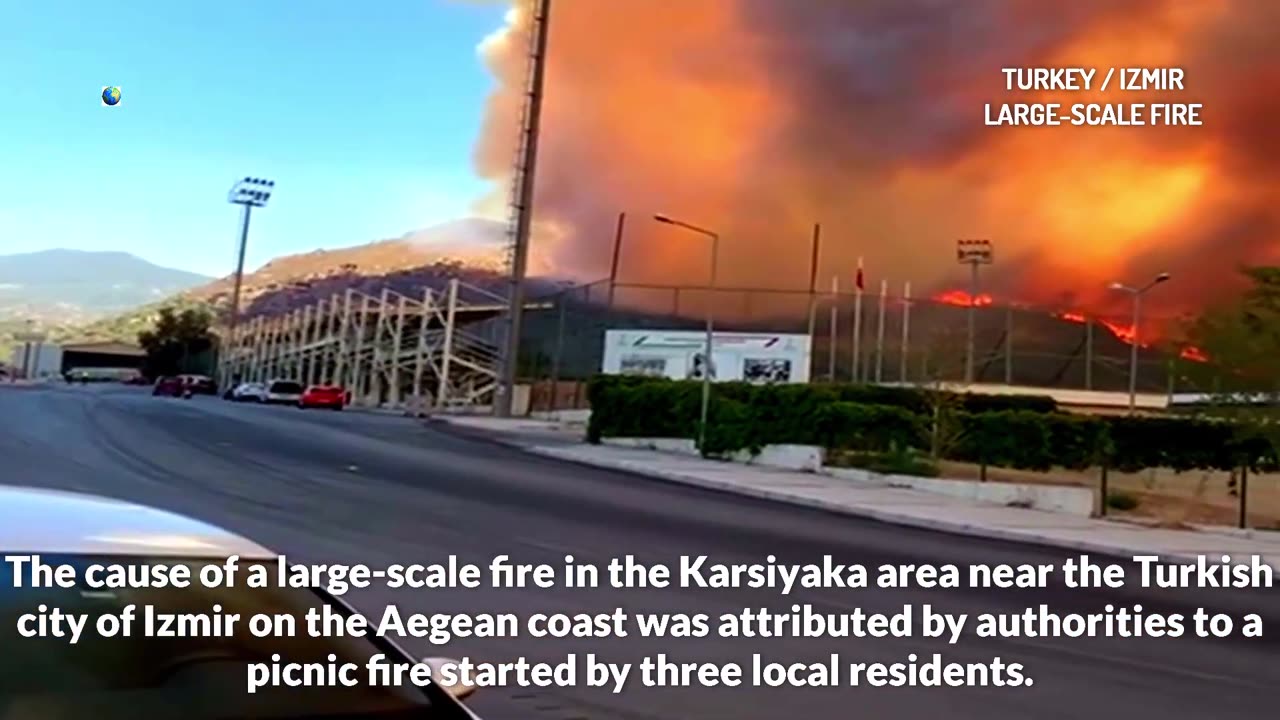 Une grande ville brûle en Turquie et ils ne peuvent pas arrêter le feu
