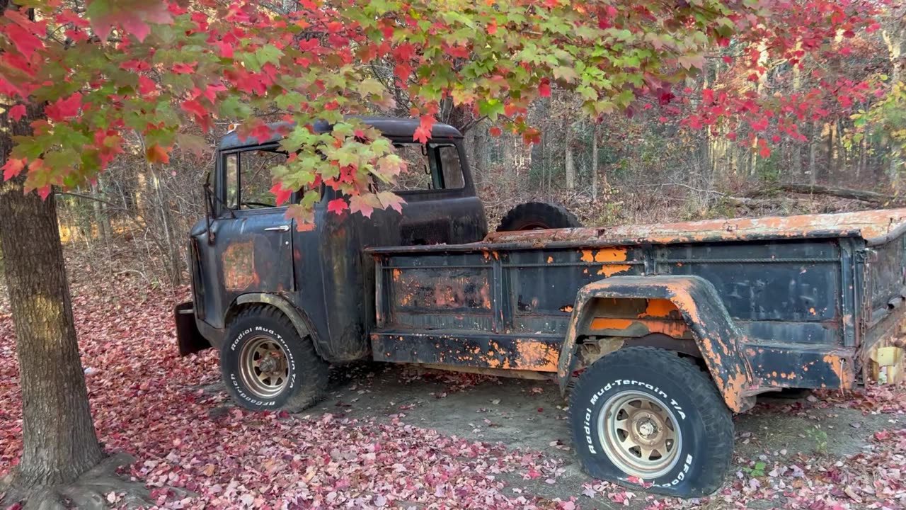 Scary! Someone left their Pickup Truck in The Woods! OH!