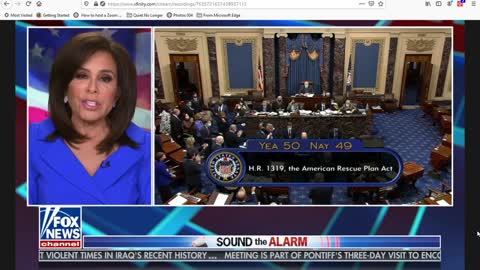 Judge Jeanine Pirro Discusses the $1.9T Biden Covid Relief Bill with Peter Navarro