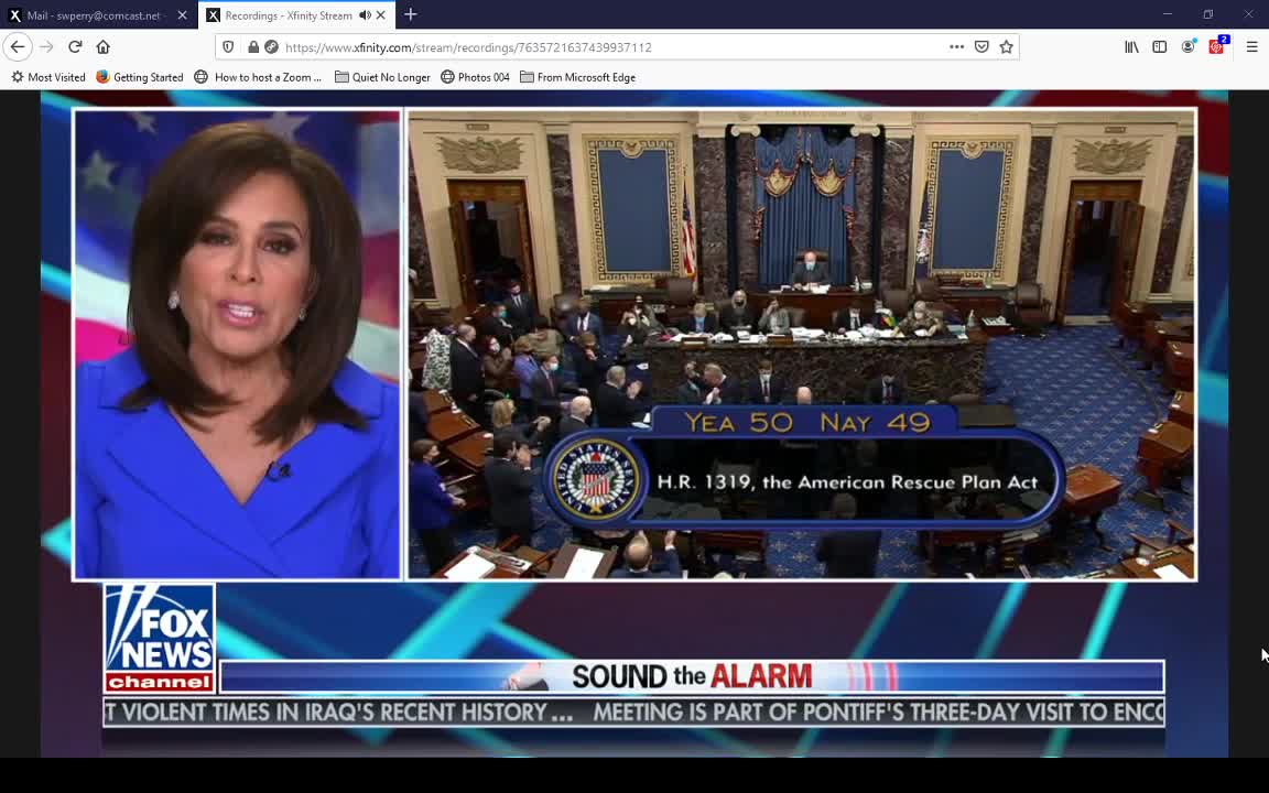 Judge Jeanine Pirro Discusses the $1.9T Biden Covid Relief Bill with Peter Navarro