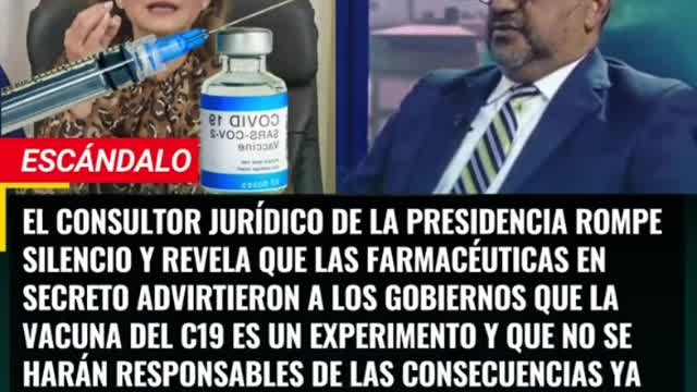 CORRECTO DECIR SUSTANCIAS EXPERIMENTALES A LAS MAL LLAMADAS VACUNAS